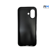 Classic Black Silicone Case for iPhone 17 – Slim Shockproof Protective Cover