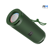 HOCO HC9 True Wireless Portable Bluetooth Speaker 10W with RGB LED Lights – Green