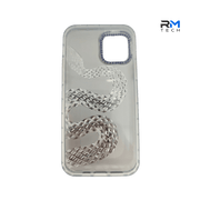 Luxury Snake Pattern Case for iPhone 12 Pro – Crystal Camera Protective Shockproof Cover