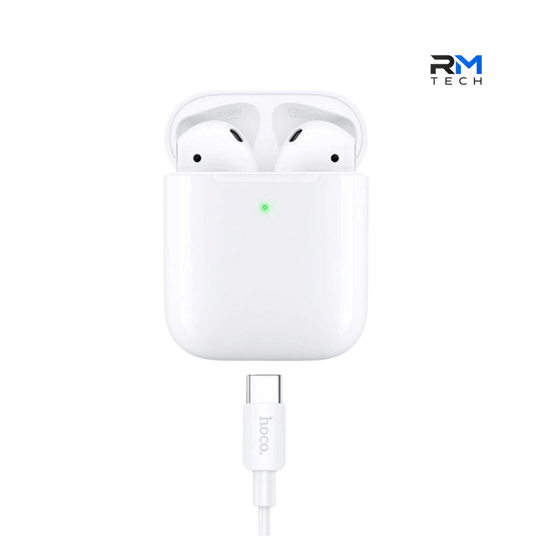 HOCO EW91 True Wireless Bluetooth Earbuds with Charging Case – Bluetooth 5.3 – White