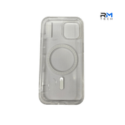 Clear MagSafe Magnetic Case for iPhone 15 – Transparent Shockproof Cover