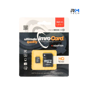 ImroCard 64GB microSDXC Memory Card with SD Adapter – UHS-I Class 10 High-Speed Storage
