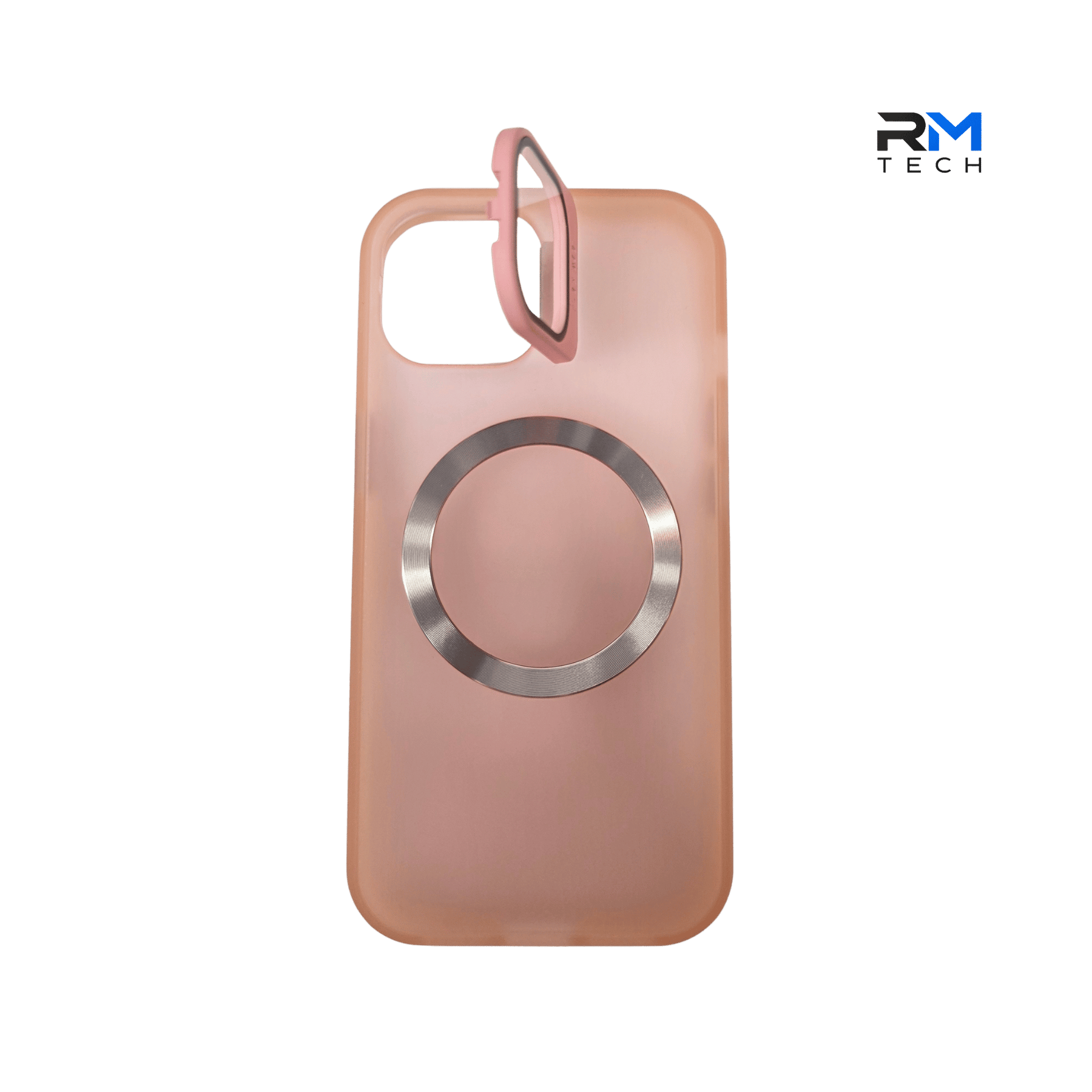 Luxury Frosted MagSafe Case with Metal Camera Stand for iPhone 15