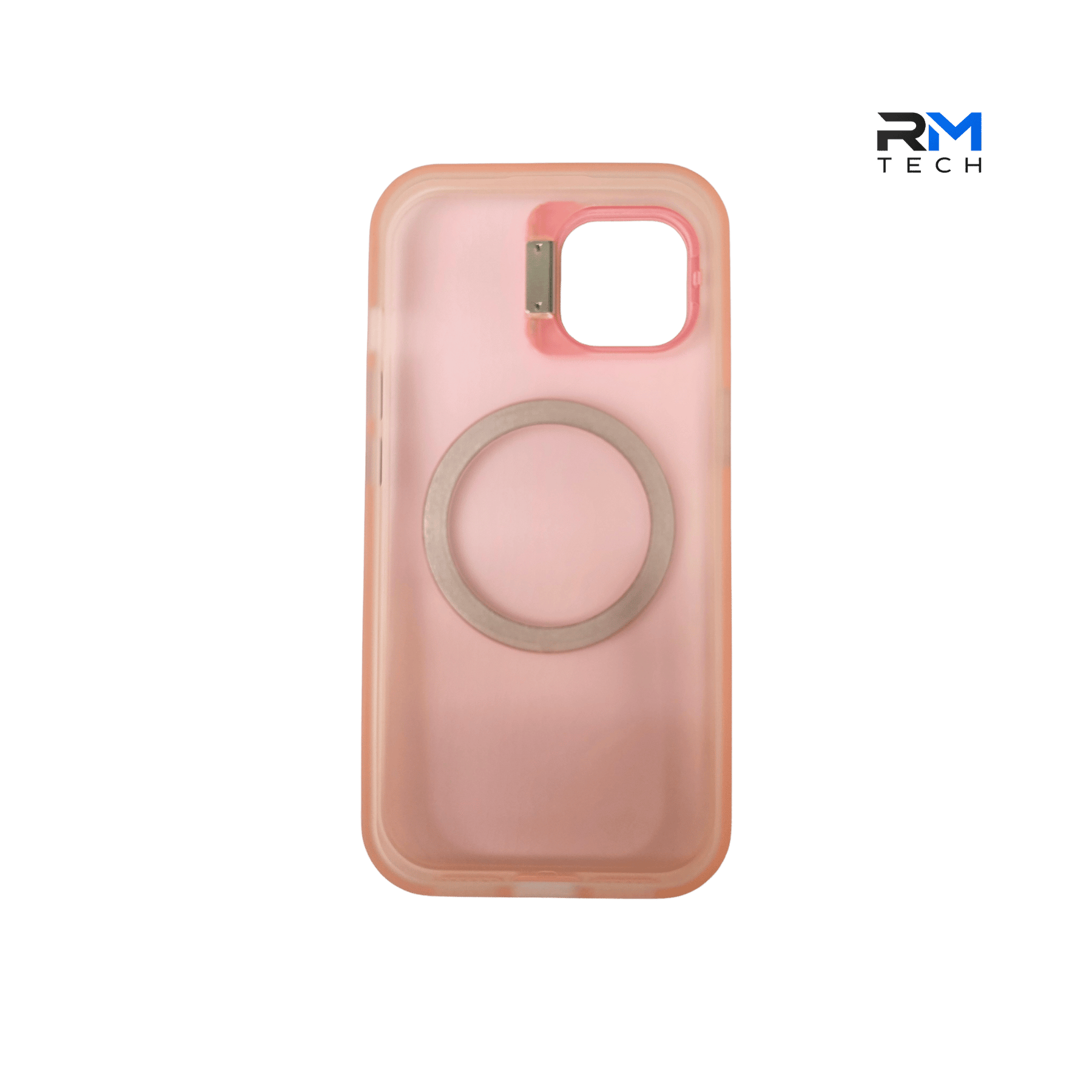 Luxury Frosted MagSafe Case with Metal Camera Stand for iPhone 15