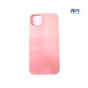 Premium Silicone Case for iPhone 15 Plus – Soft Touch Shockproof Protective Cover (Pink)
