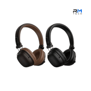 HOCO W64 Earl II Wireless Bluetooth Headphones – Bluetooth 5.4, 40mm Drivers, 32-Hour Battery – Brown