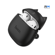 HOCO EW45 Cute Cat True Wireless Bluetooth Earbuds with Silicone Protective Case – Black