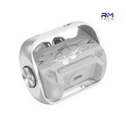 HOCO EW55 Spinner Cyberpunk True Wireless Bluetooth Earbuds with Transparent Charging Case – White / Gold / Green