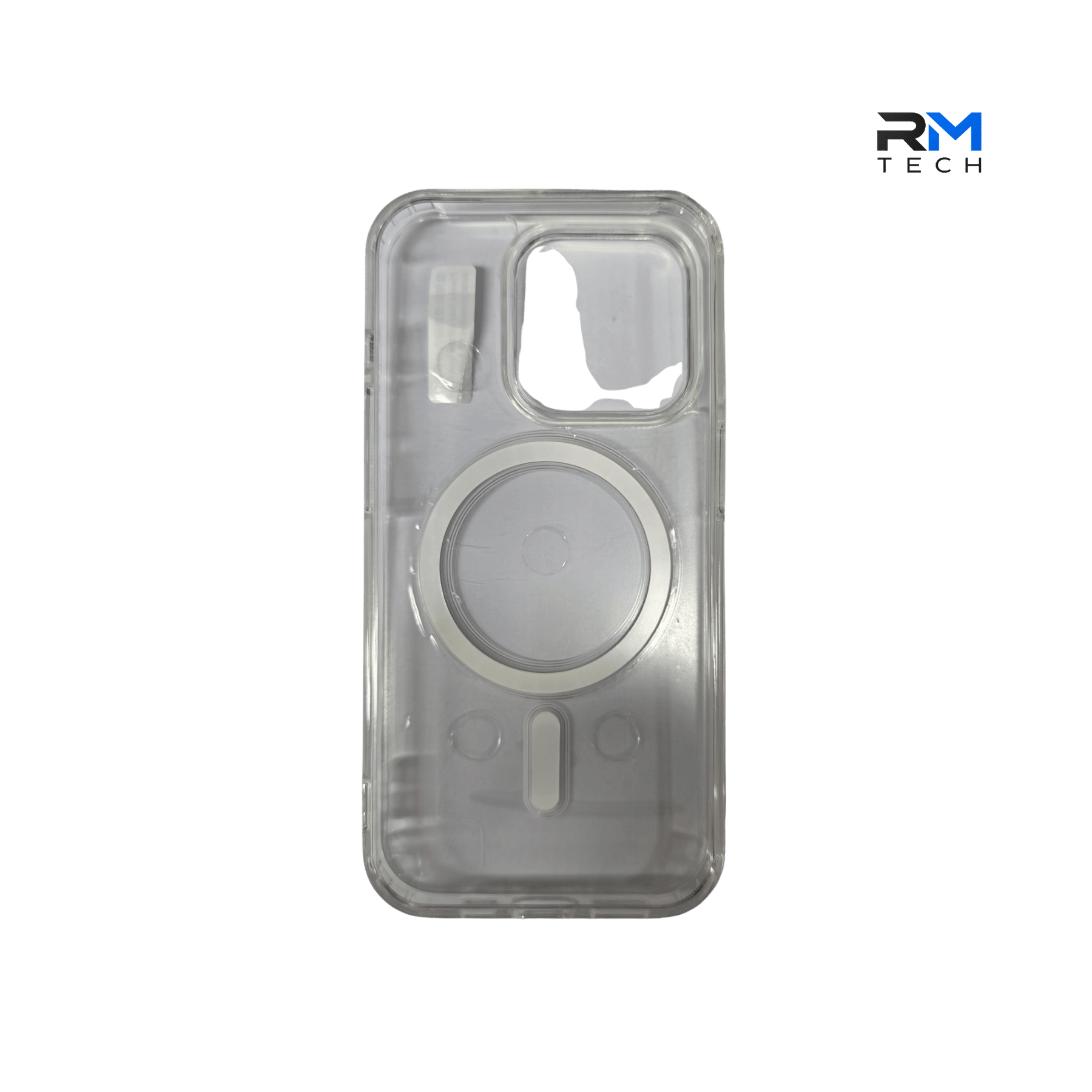Crystal Clear MagSafe Case for iPhone 15 Pro – Transparent Shockproof Magnetic Cover