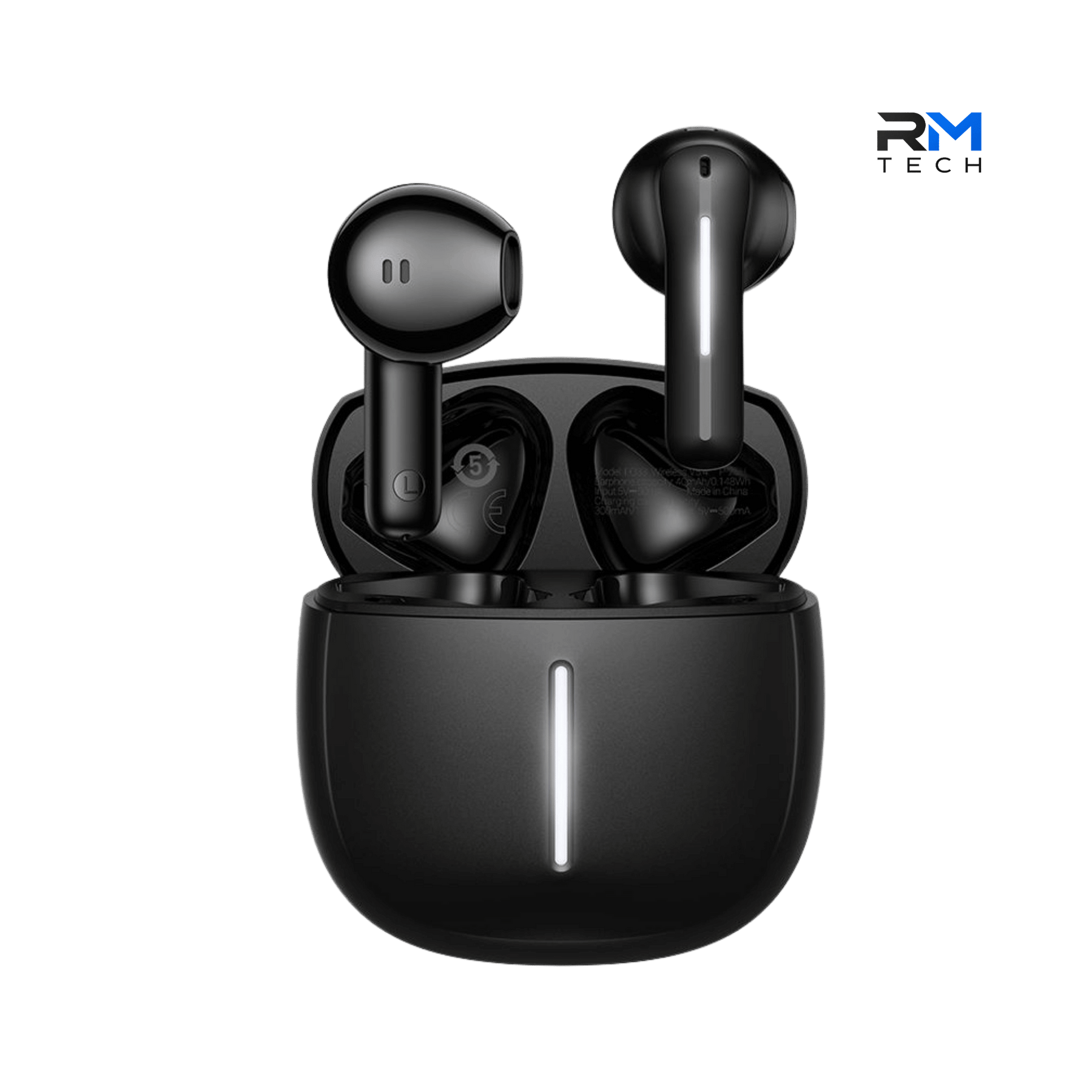 HOCO EQ33 Gem True Wireless Bluetooth Earbuds with App Support – Black