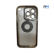 Luxury Crystal MagSafe Case for iPhone 14 Pro – Transparent Rhinestone Protective Cover