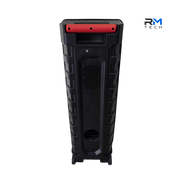 Sing-e ZQS10205 Bluetooth Party Speaker with Dual Woofers, Karaoke & Wireless Audio