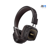 HOCO W72 Abyss Mirror Wireless Bluetooth Headphones – RGB Lighting, Bluetooth 6.0, 25-Hour Battery – Black
