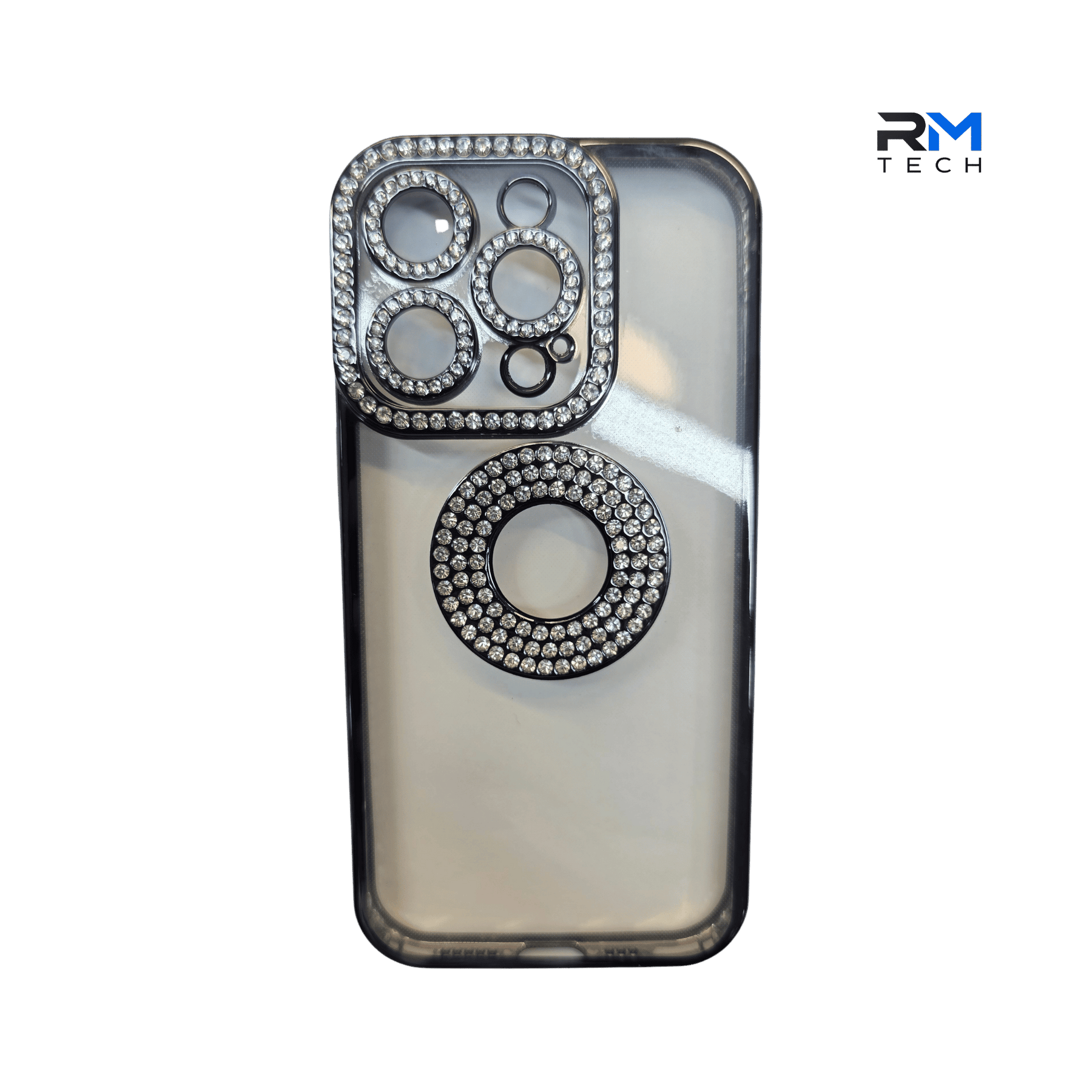 Luxury Crystal MagSafe Case for iPhone 14 Pro – Transparent Rhinestone Protective Cover