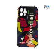 Supreme AAPE Military Camouflage Protective Case for iPhone 12 Pro Max