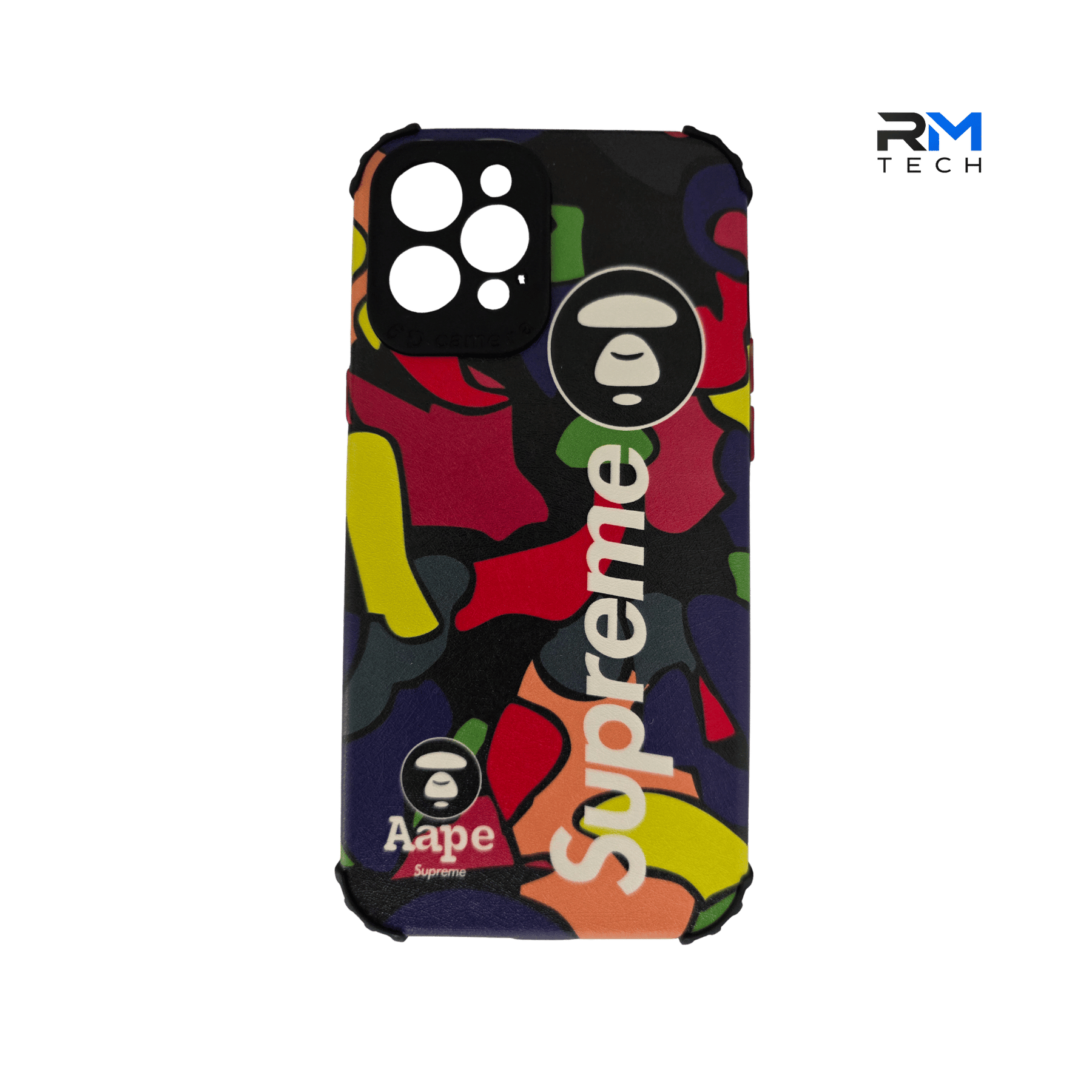 Supreme AAPE Military Camouflage Protective Case for iPhone 12 Pro Max
