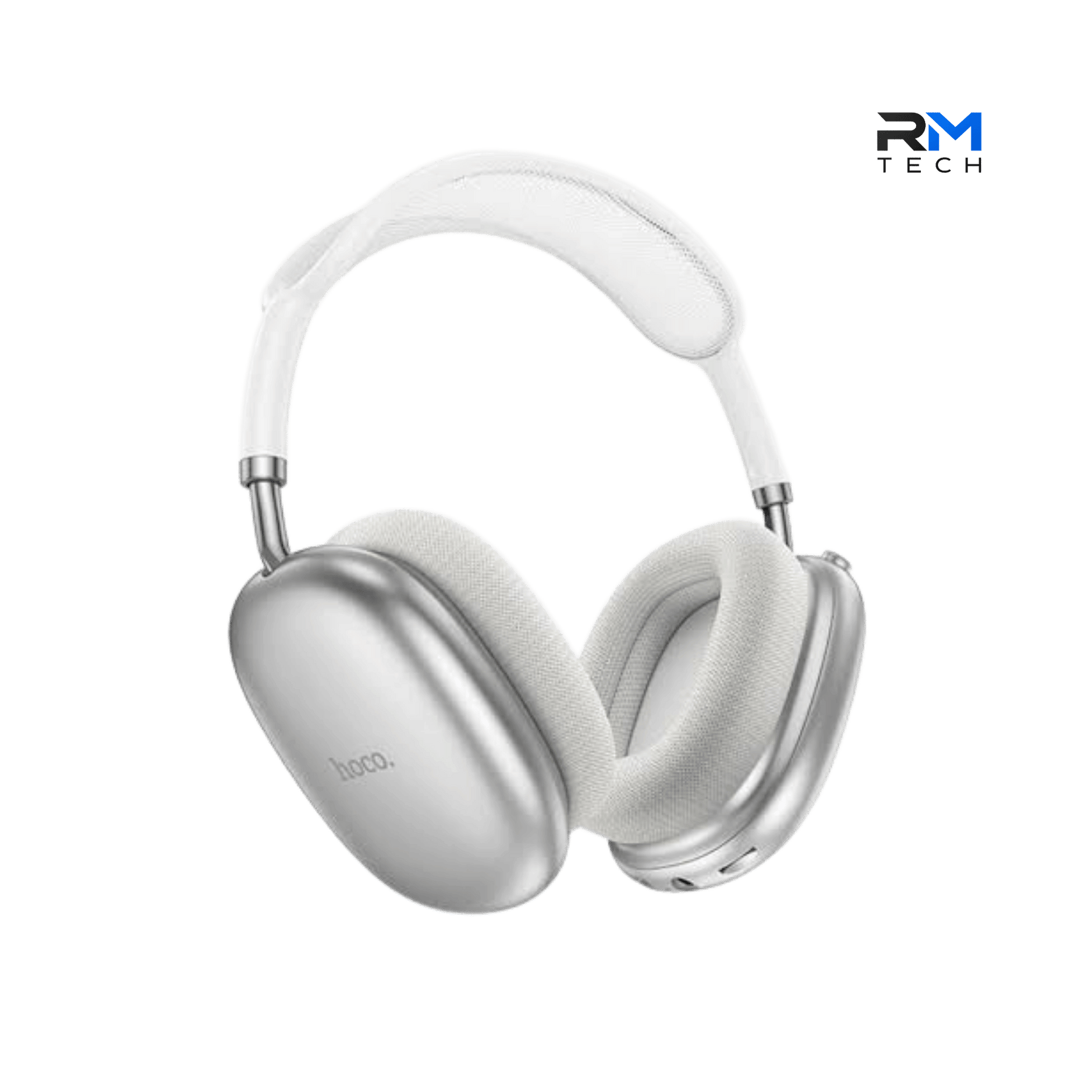 HOCO W55 Wireless Bluetooth Headphones – 90 Hours Playtime | Silver