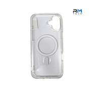Clear MagSafe Case for iPhone 16 Plus – Transparent Shockproof Magnetic Cover