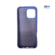 Silicone Soft Touch Case for iPhone 16 Pro – Premium Slim Protective Cover (Blue)