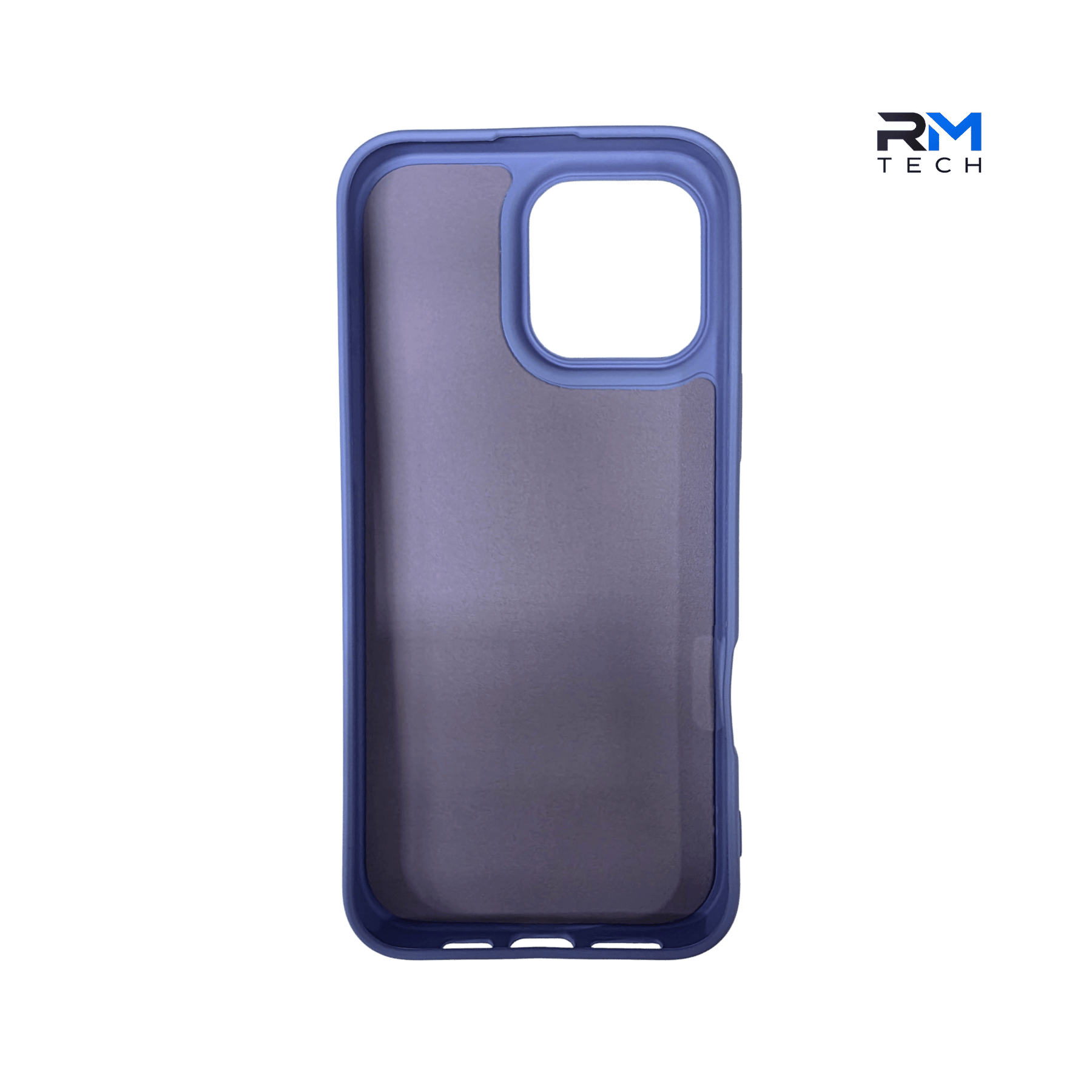 Silicone Soft Touch Case for iPhone 16 Pro – Premium Slim Protective Cover (Blue)