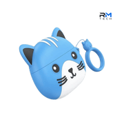 HOCO EW46 Cute Cat True Wireless Bluetooth Earbuds with Silicone Protective Case – Grey
