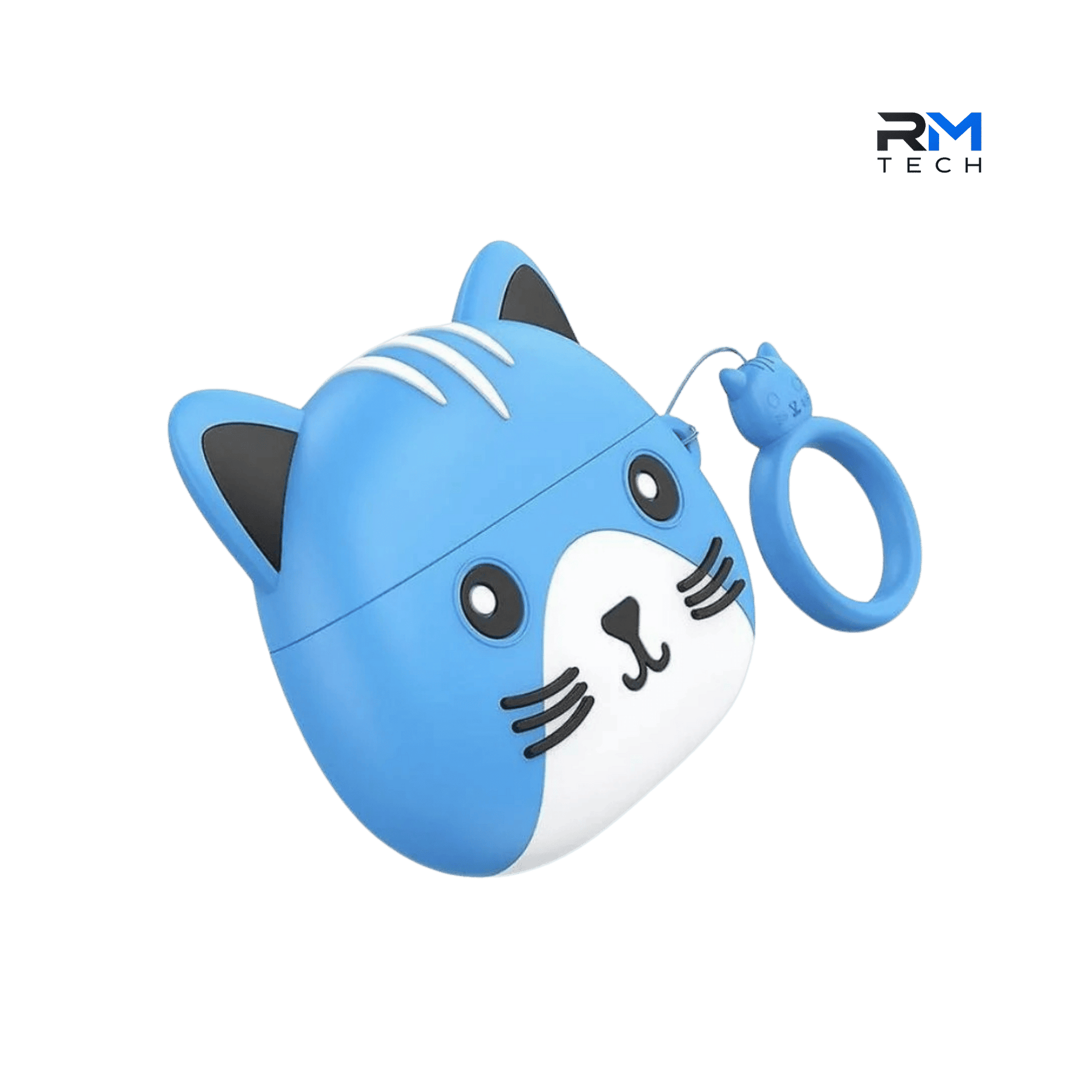 HOCO EW46 Cute Cat True Wireless Bluetooth Earbuds with Silicone Protective Case – Grey