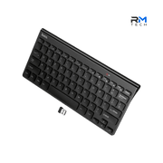 HOCO GM70 2.4G Wireless Mini Keyboard – 78 Keys – English Layout – Black