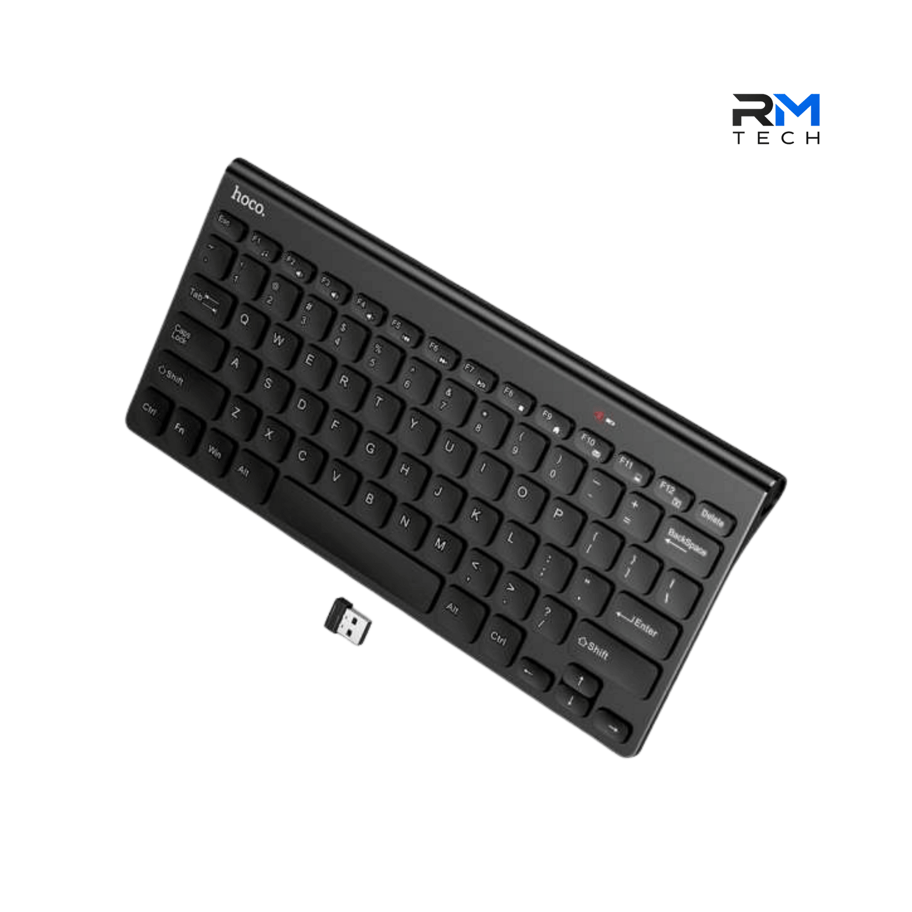 HOCO GM70 2.4G Wireless Mini Keyboard – 78 Keys – English Layout – Black