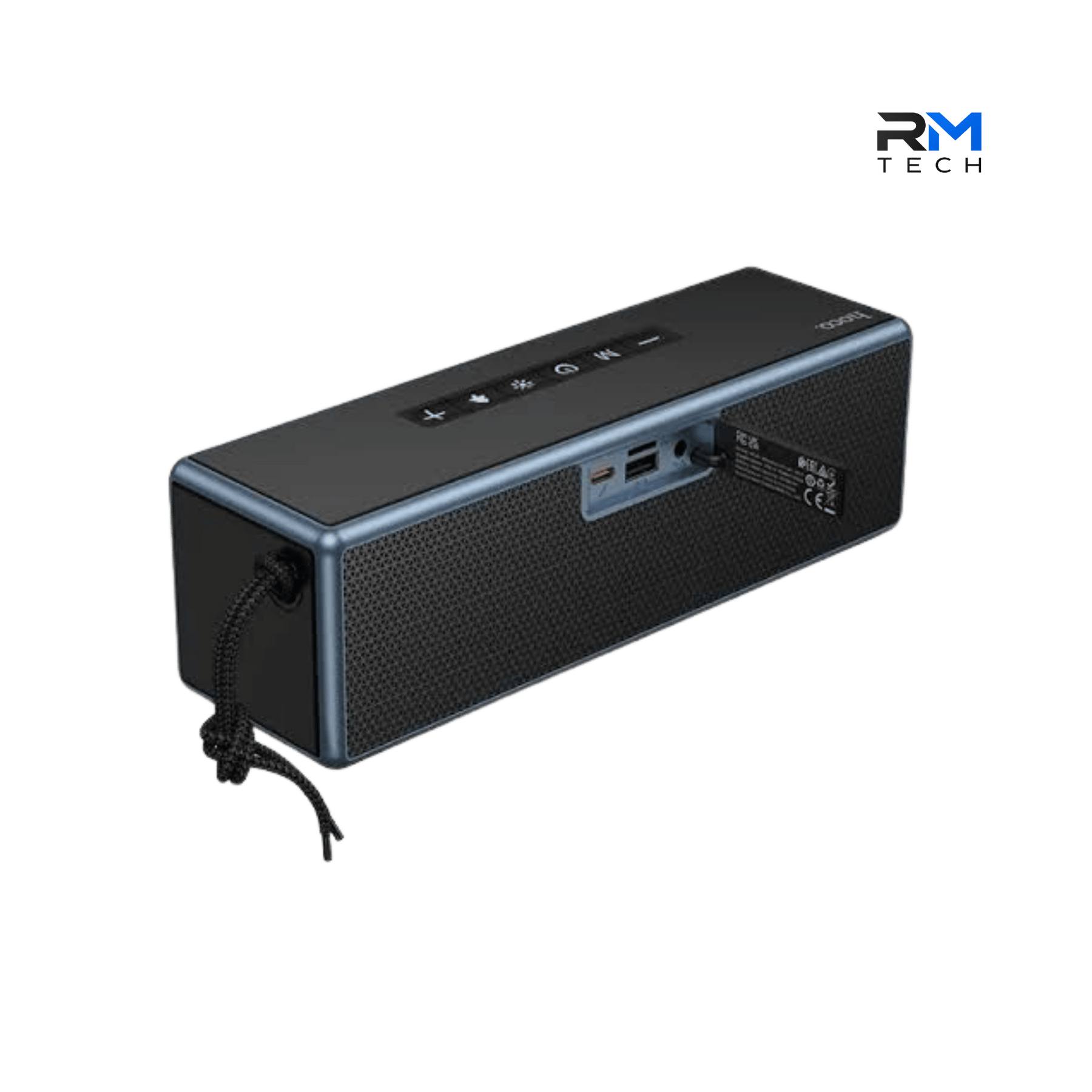 HOCO HC40 Wireless Bluetooth Speaker – 20W Stereo Sound, Bluetooth 5.4, TWS, FM Radio – Blue