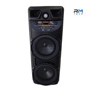 Sing-e ZQS10205 Bluetooth Party Speaker with Dual Woofers, Karaoke & Wireless Audio