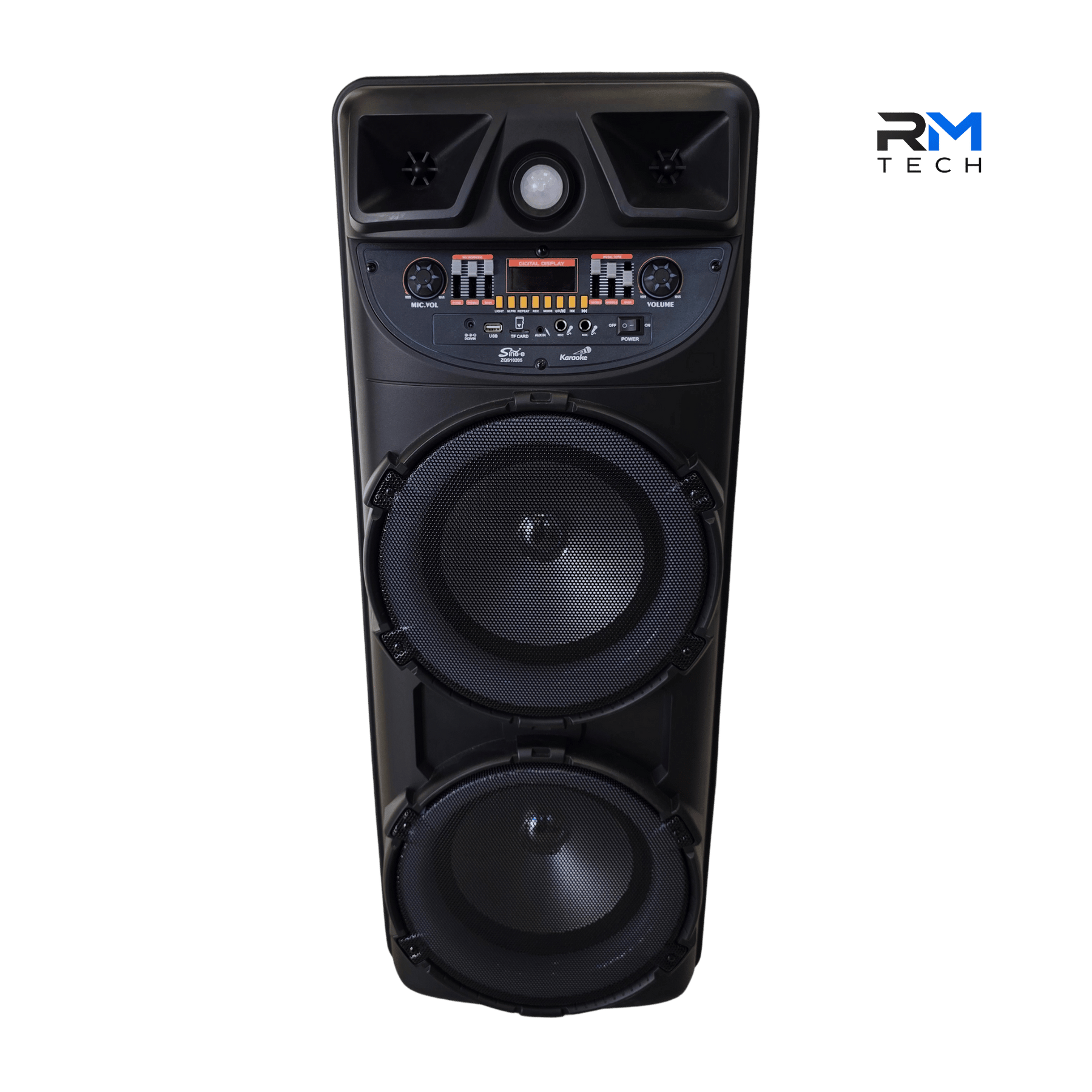 Sing-e ZQS10205 Bluetooth Party Speaker with Dual Woofers, Karaoke & Wireless Audio