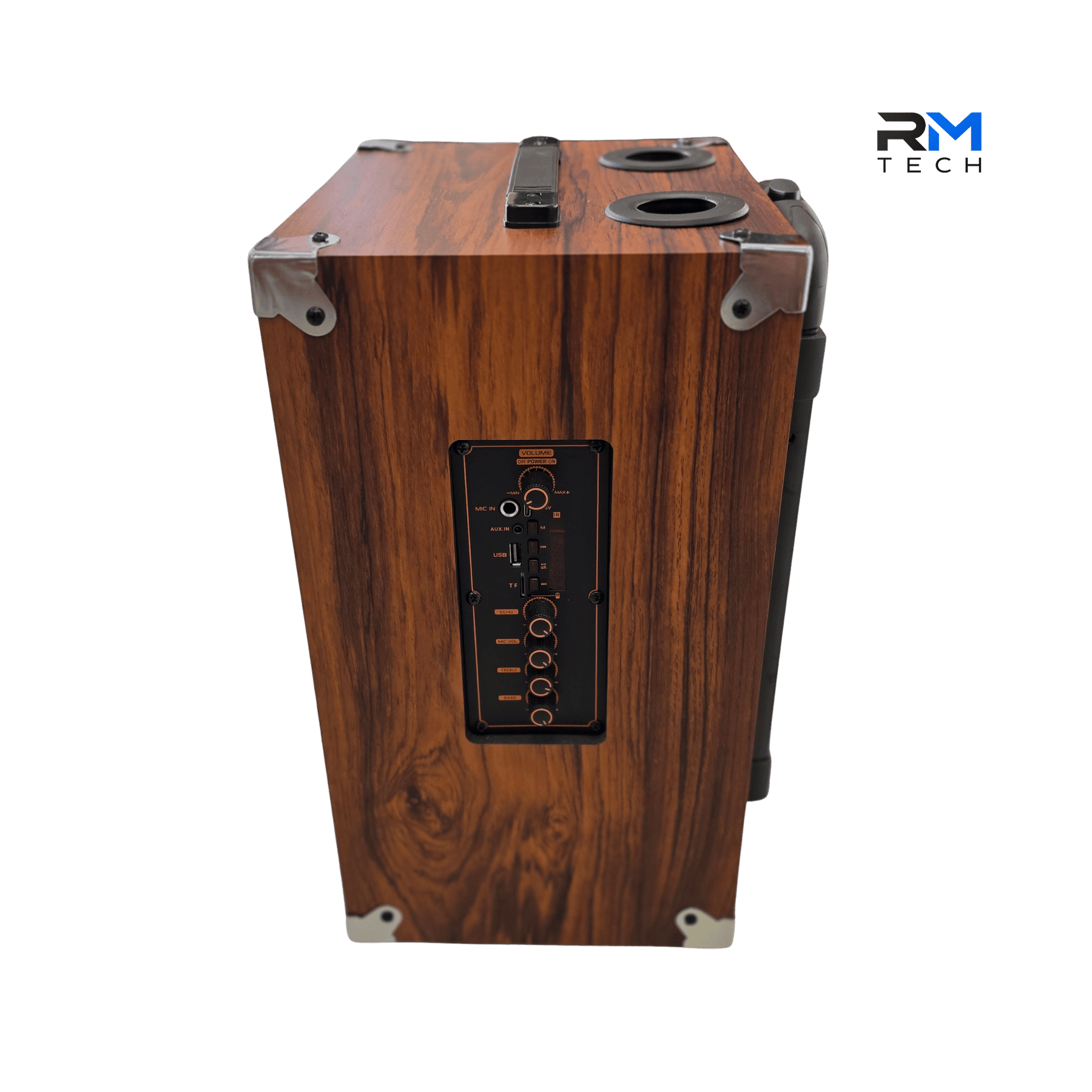 Sing-e JQS911S Vintage Bluetooth Karaoke Speaker with USB, TF Card & Wireless Audio