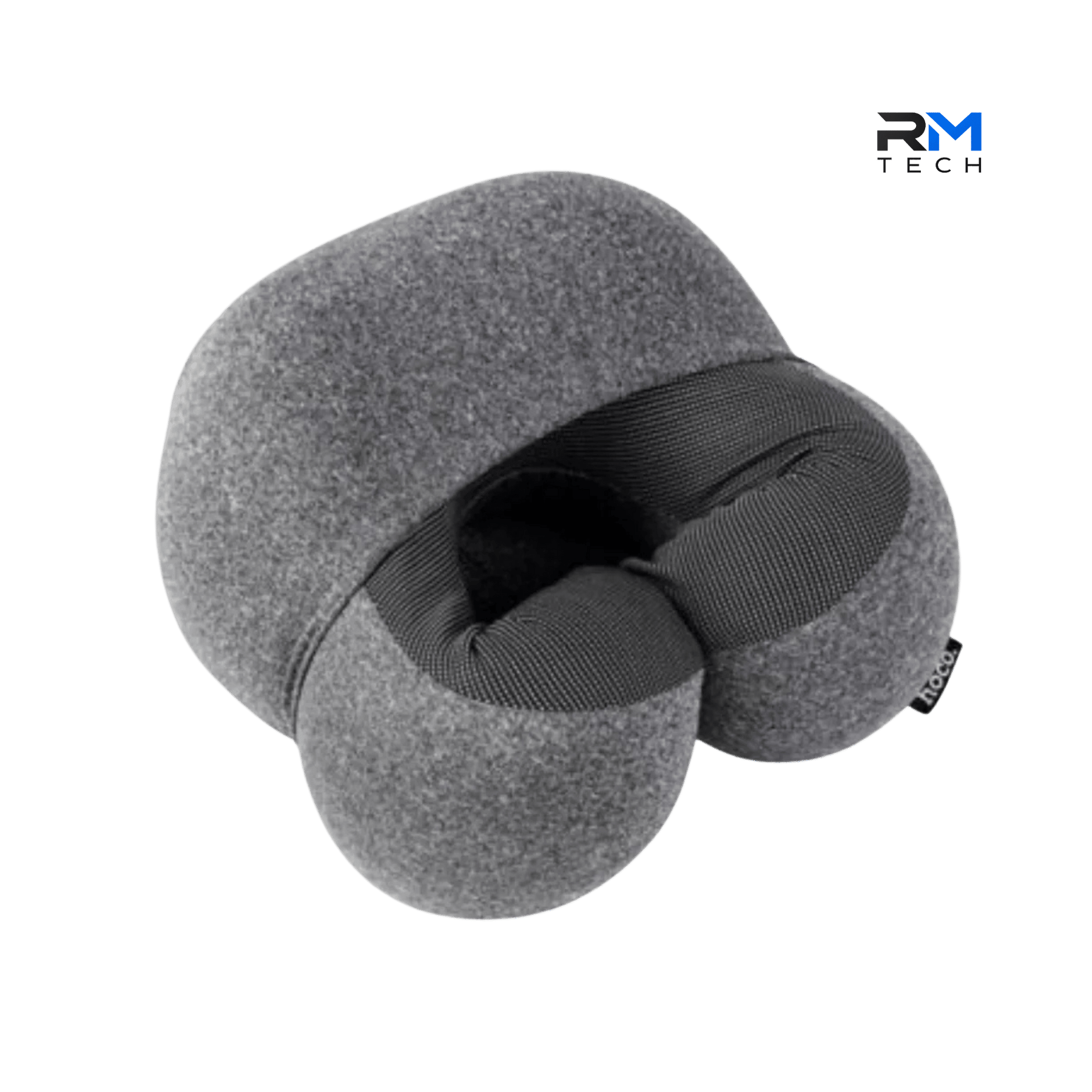 HOCO HX70 360° Memory Foam Travel Neck Pillow – Grey