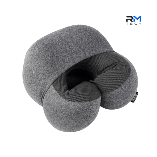 HOCO HX70 360° Memory Foam Travel Neck Pillow – Grey