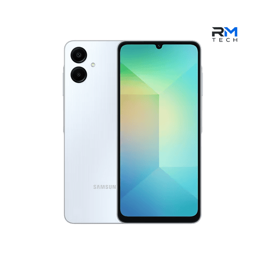 Samsung Galaxy A06 4G White Smartphone com Ecrã 6,7 Polegadas Câmara 50MP e Bateria 5000mAh | RM TECH