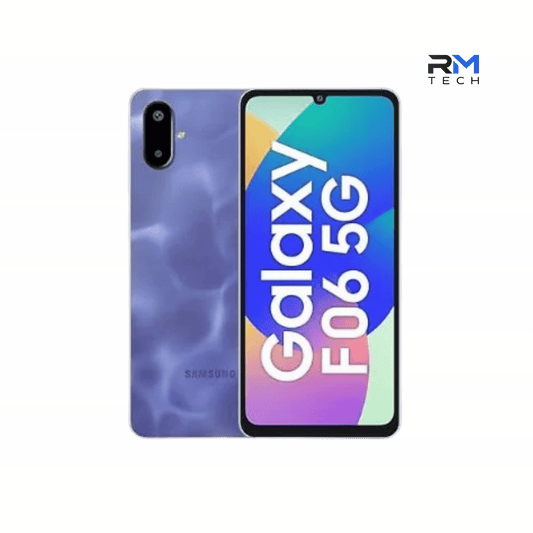 Samsung Galaxy F06 5G Bahama Blue 128GB 4GB RAM smartphone for sale at RM TECH – Buy Samsung Galaxy F06 5G in Portugal
