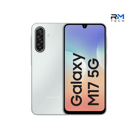 Samsung Galaxy M17 5G 128GB Midnight Silver Smartphone com 4GB RAM e Conectividade 5G | RM TECH