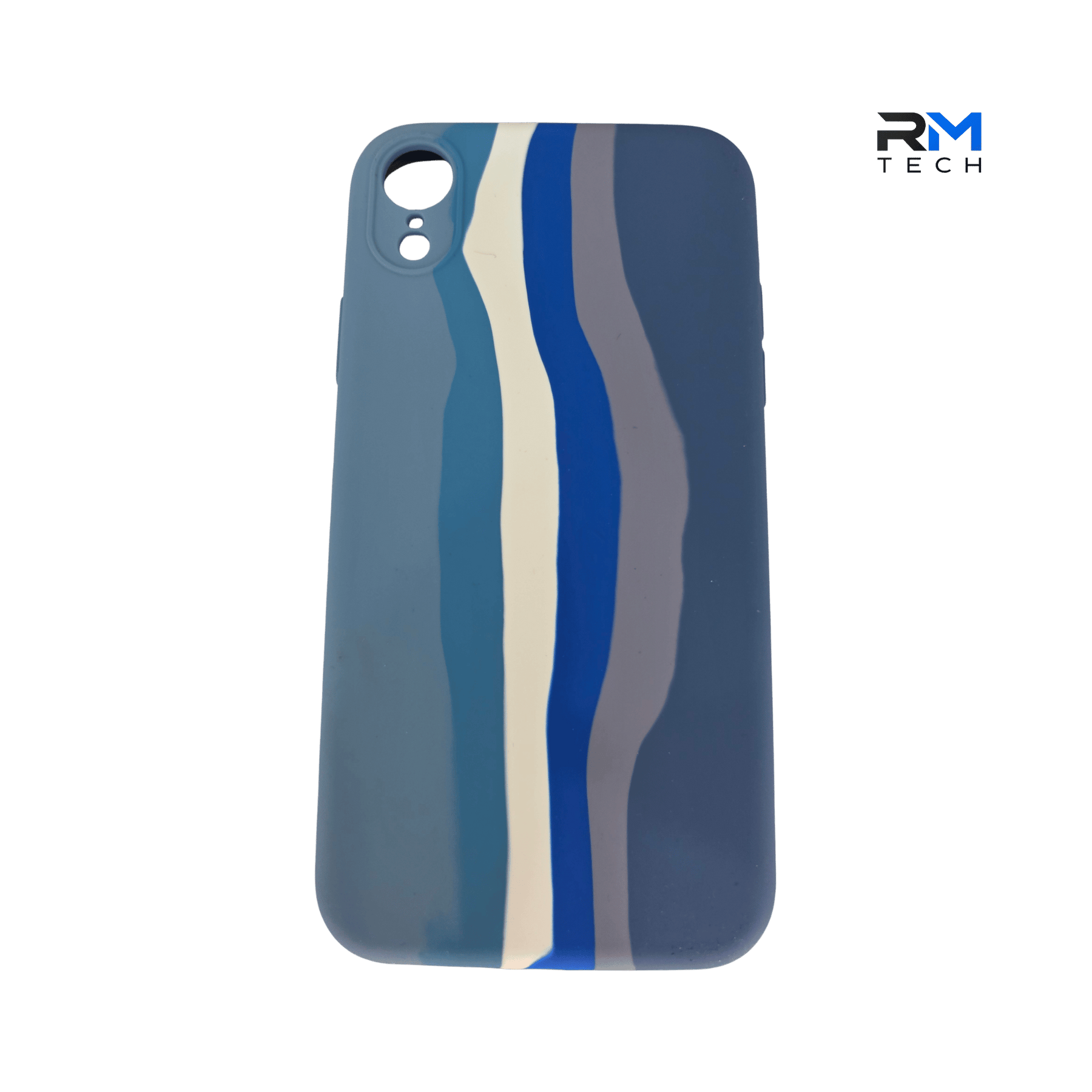 Blue Wave Silicone Case for iPhone XR | Shockproof Soft Protective Cover