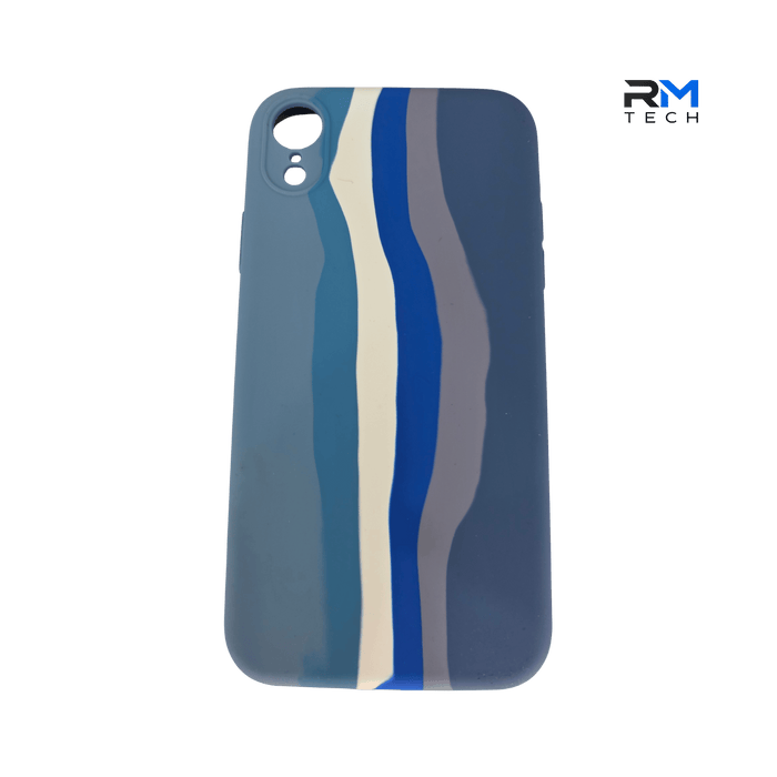 Blue Wave Silicone Case for iPhone XR | Shockproof Soft Protective Cover