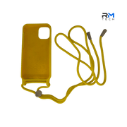 Premium Silicone Case for iPhone 12 Mini – Yellow | Soft-Touch Shockproof Cover