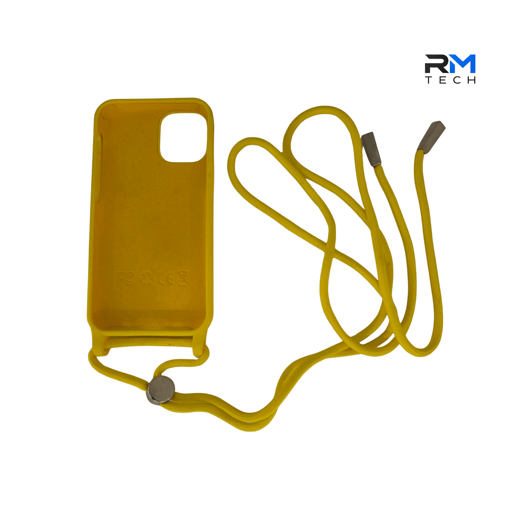 Premium Silicone Case for iPhone 12 Mini – Yellow | Soft-Touch Shockproof Cover