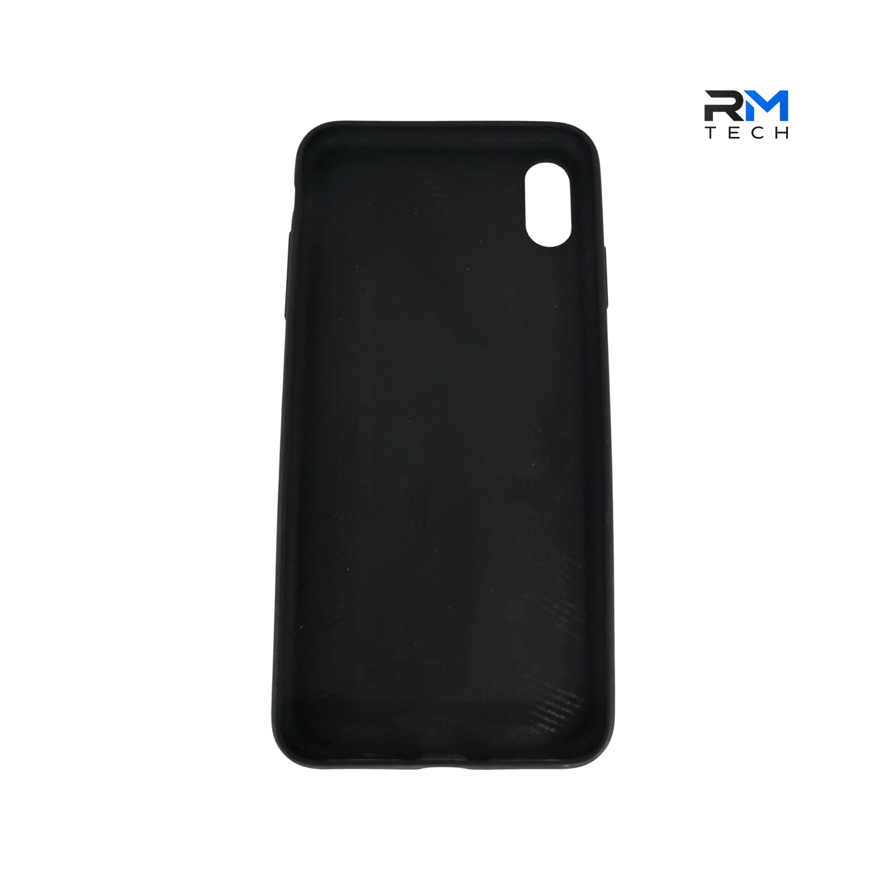 Cute Embroidered Cat Silicone Case for iPhone XS Max | Black Shockproof Protective Cover