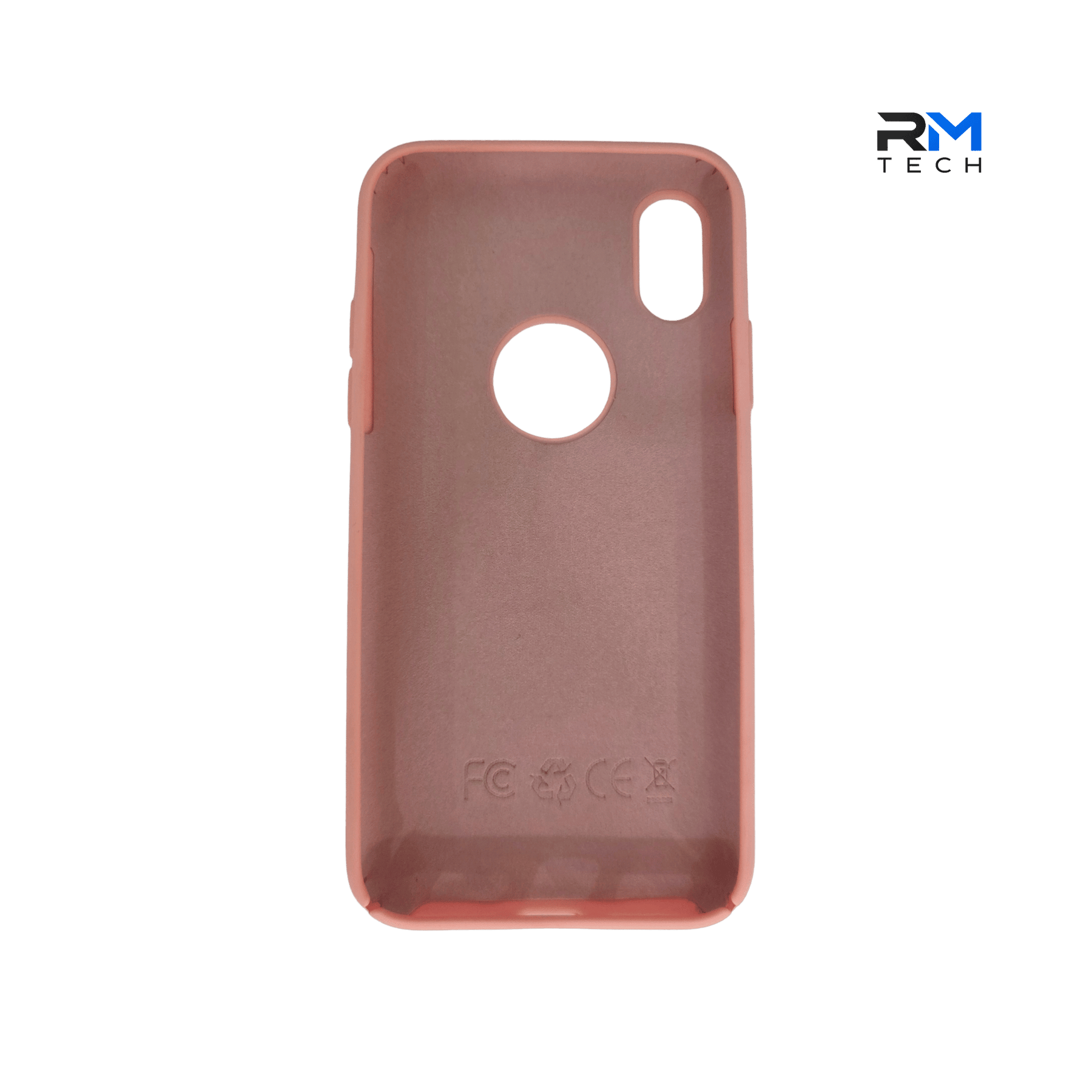 Pink Silicone Case for iPhone XS | Soft Shockproof Protective Cover