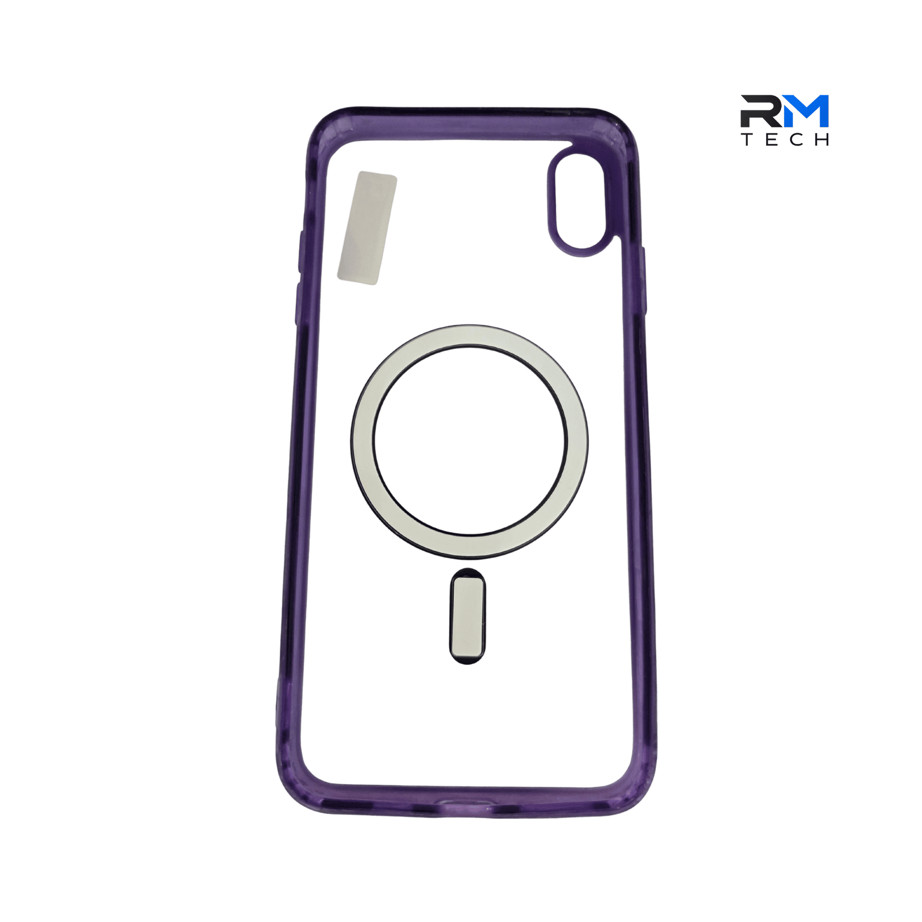 MagSafe Compatible Clear Purple Case for iPhone XS Max | Shockproof Transparent Protective Cover