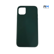 Silicone Protective Case for iPhone 11 – Dark Green | Shockproof Soft Cover