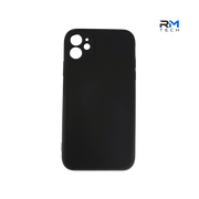 Silicone Protective Case for iPhone 11 – Black | Shockproof Soft Cover