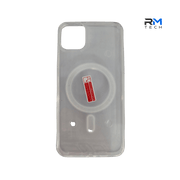 MagSafe Clear Case for iPhone 11 Pro Max – Transparent Shockproof Magnetic Cover