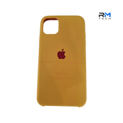 Premium Silicone Case for iPhone 11 Pro Max – Yellow | Soft-Touch Shockproof Cover