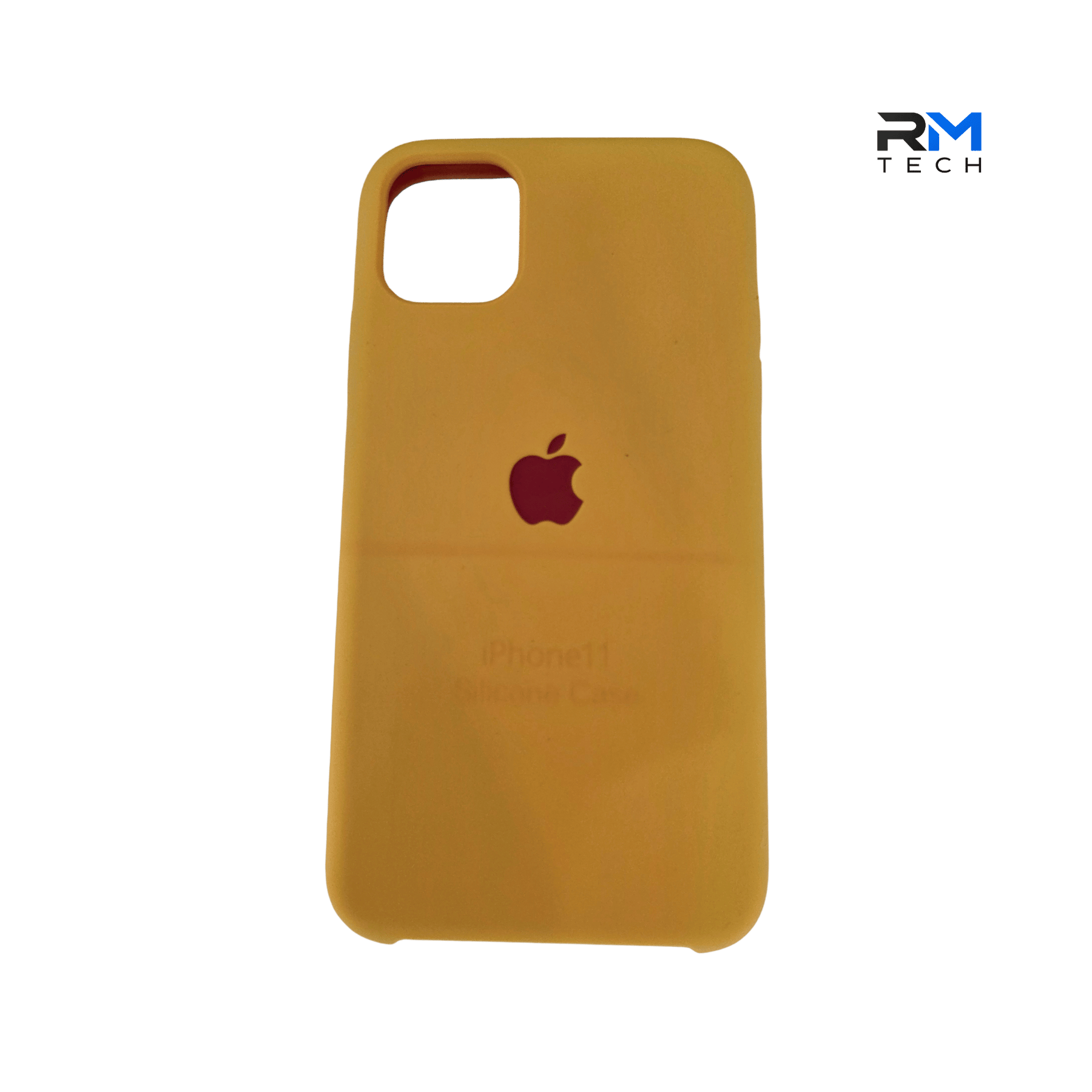 Premium Silicone Case for iPhone 11 Pro Max – Yellow | Soft-Touch Shockproof Cover