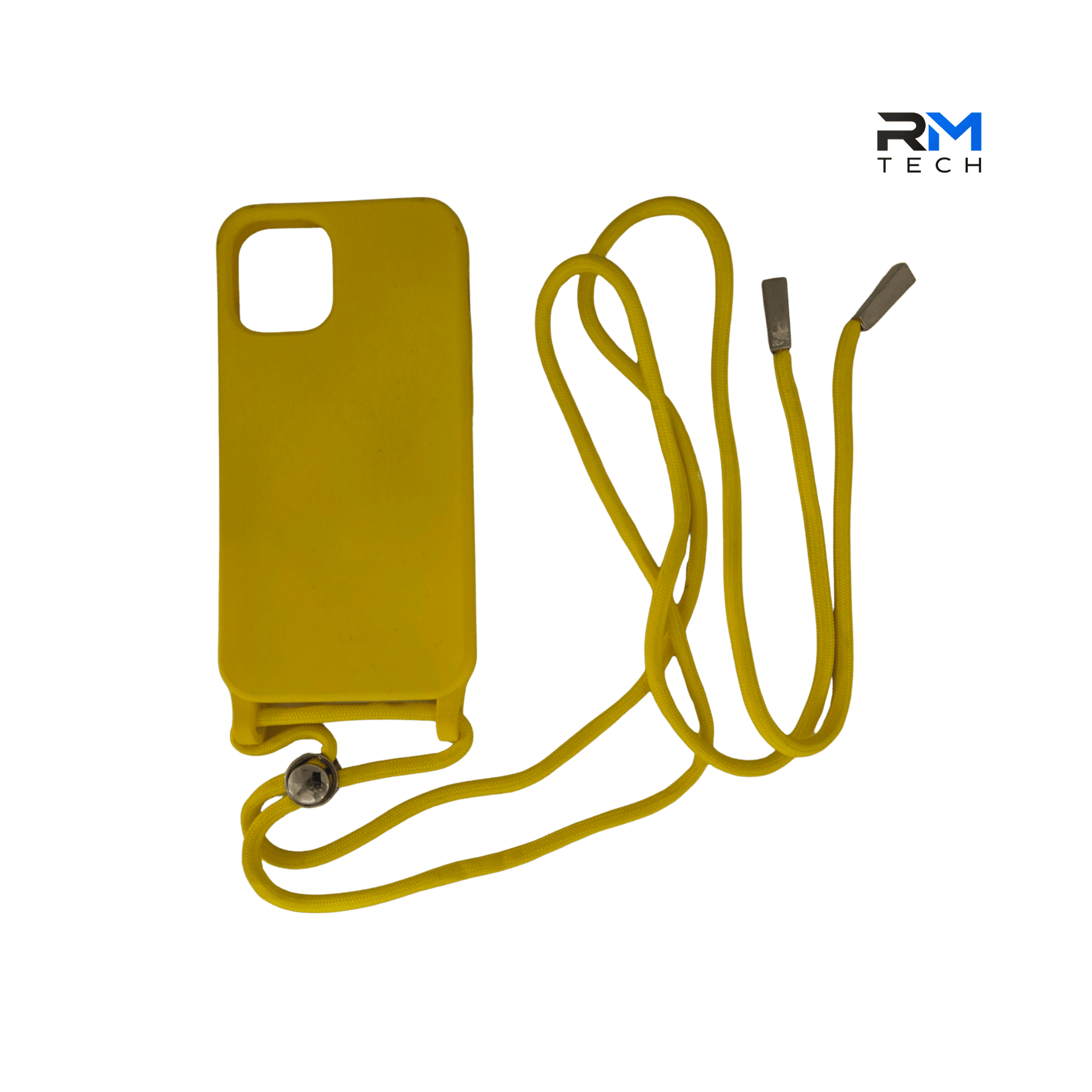 Premium Silicone Case for iPhone 12 Mini – Yellow | Soft-Touch Shockproof Cover